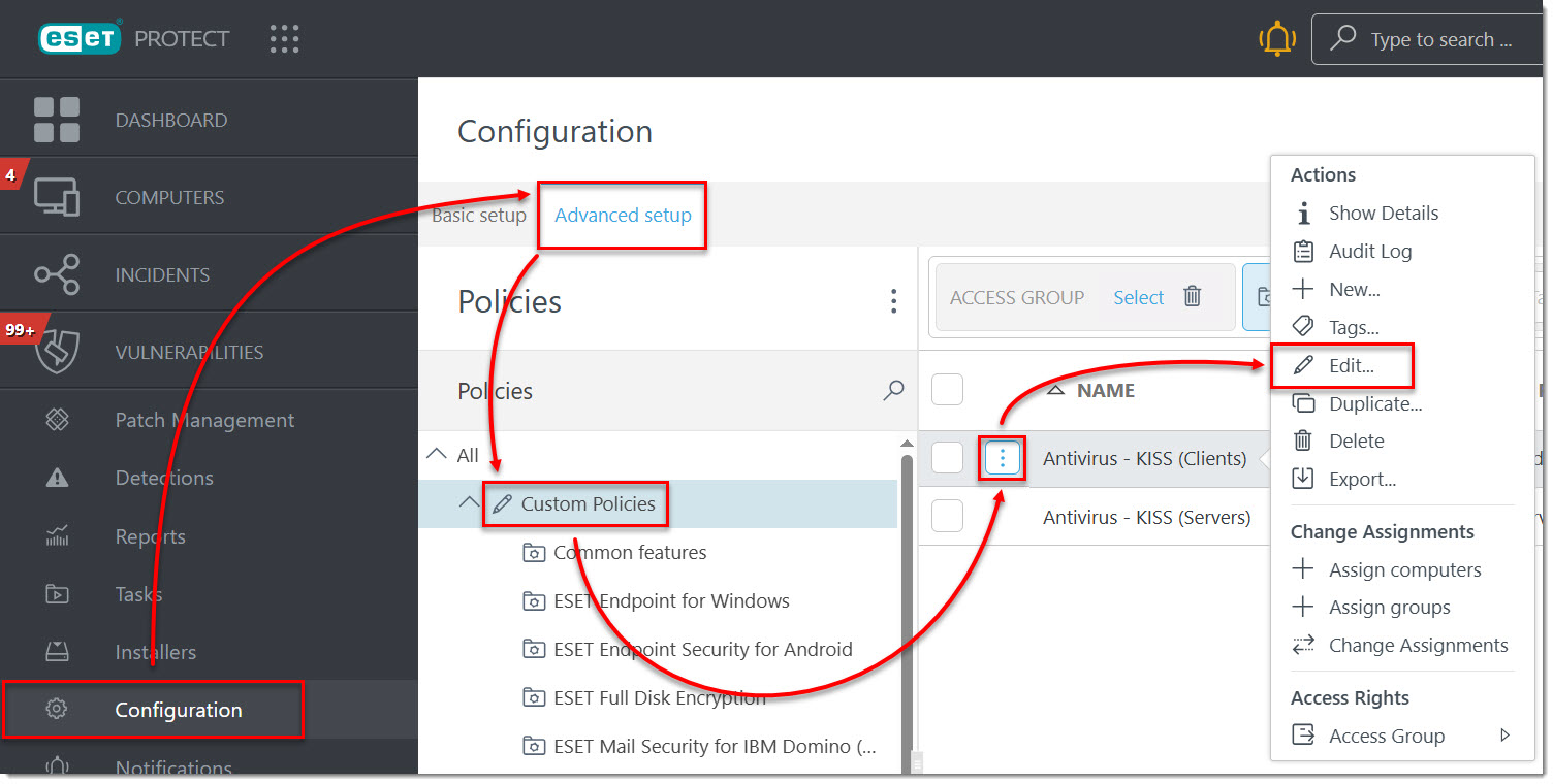 4 configuration project