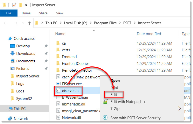 1 edr export raw events