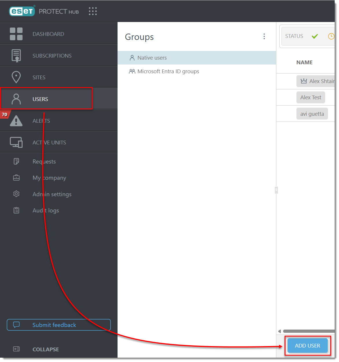 1 eph user management