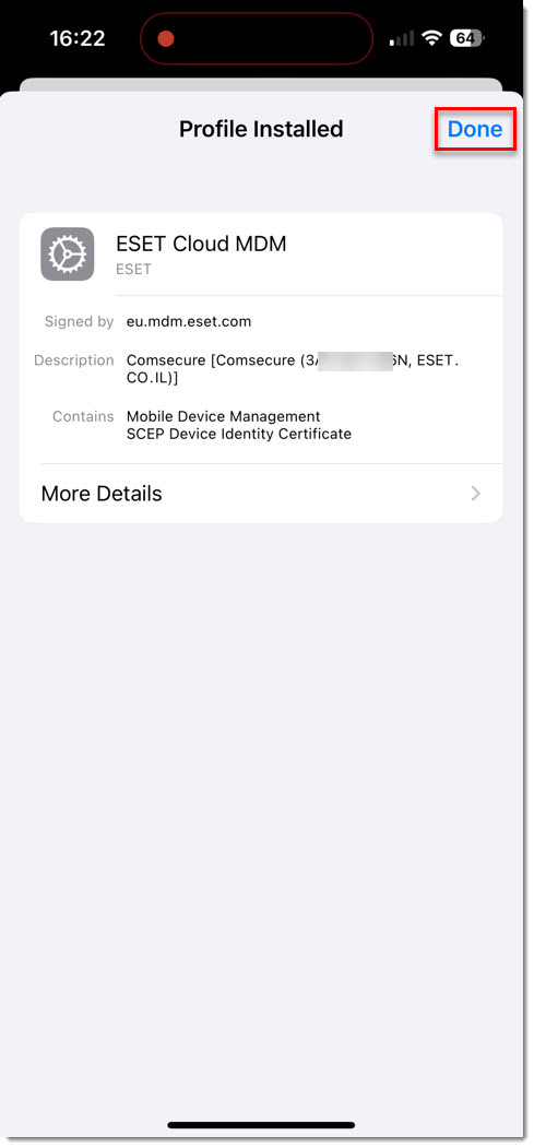 13 mobile enrollment
