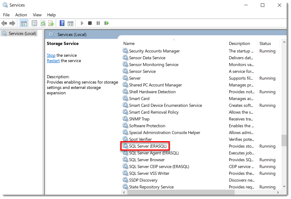 SQL service 1
